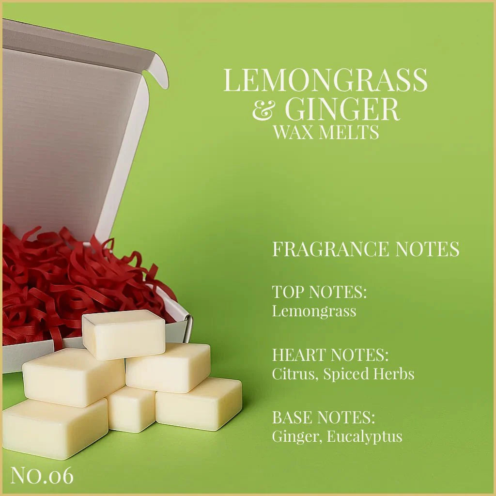 Lemongrass & Ginger - Wax Melts 65g