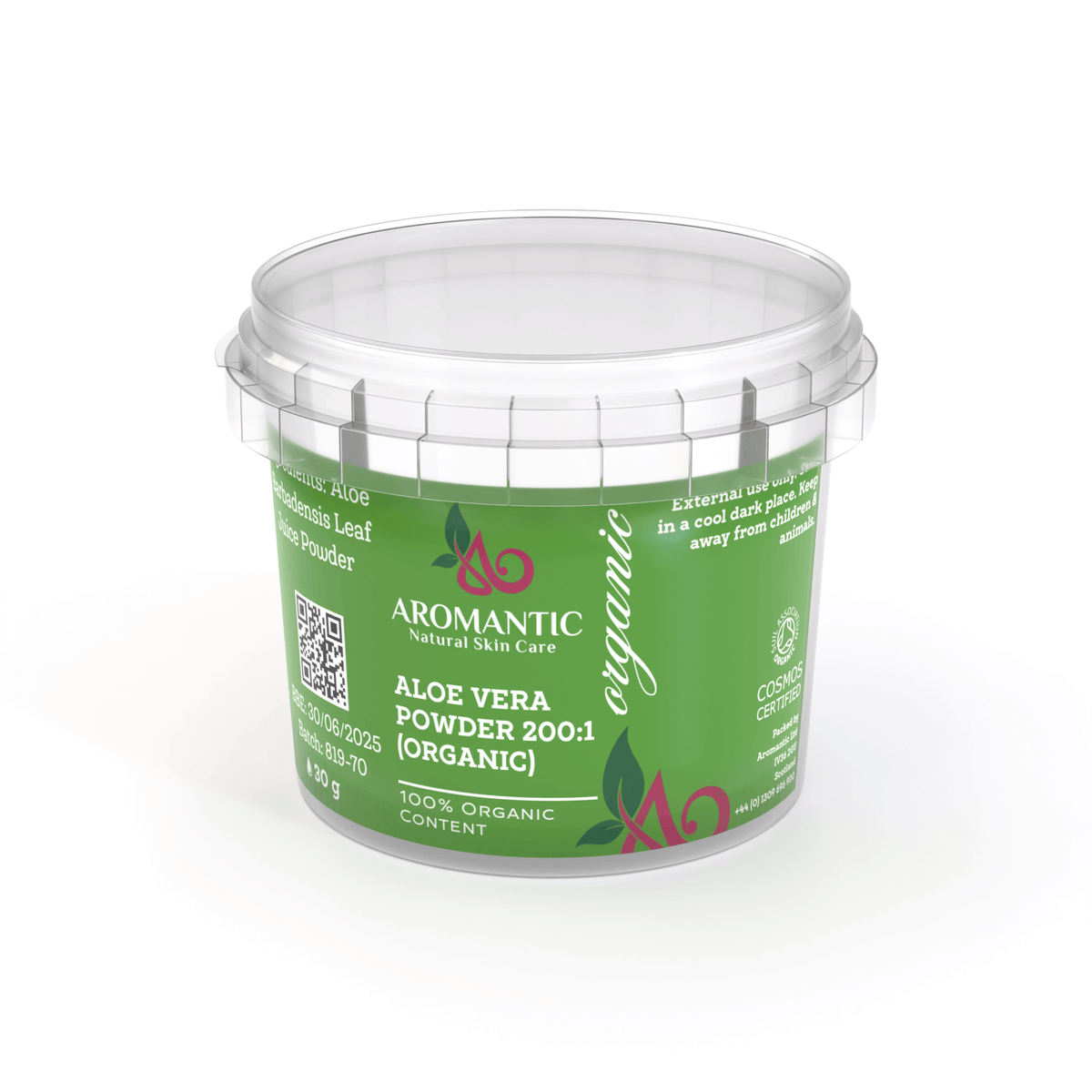 Organic Aloe Vera Powder 200 : 1