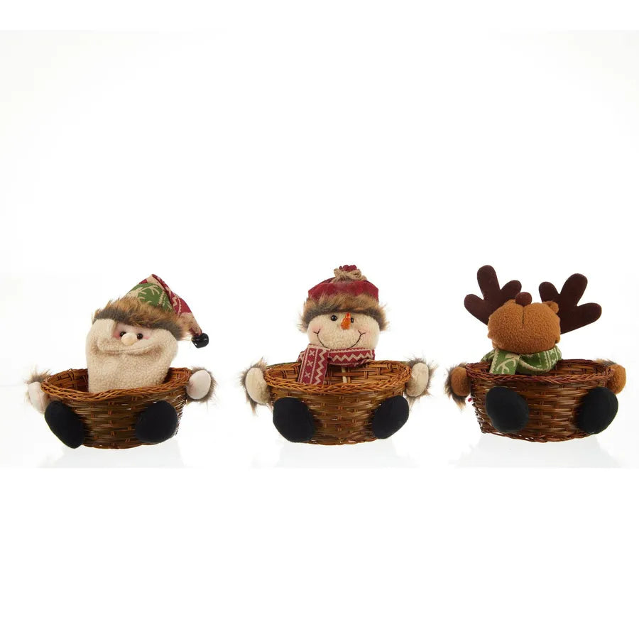 Christmas Cute Doll Party candy basket