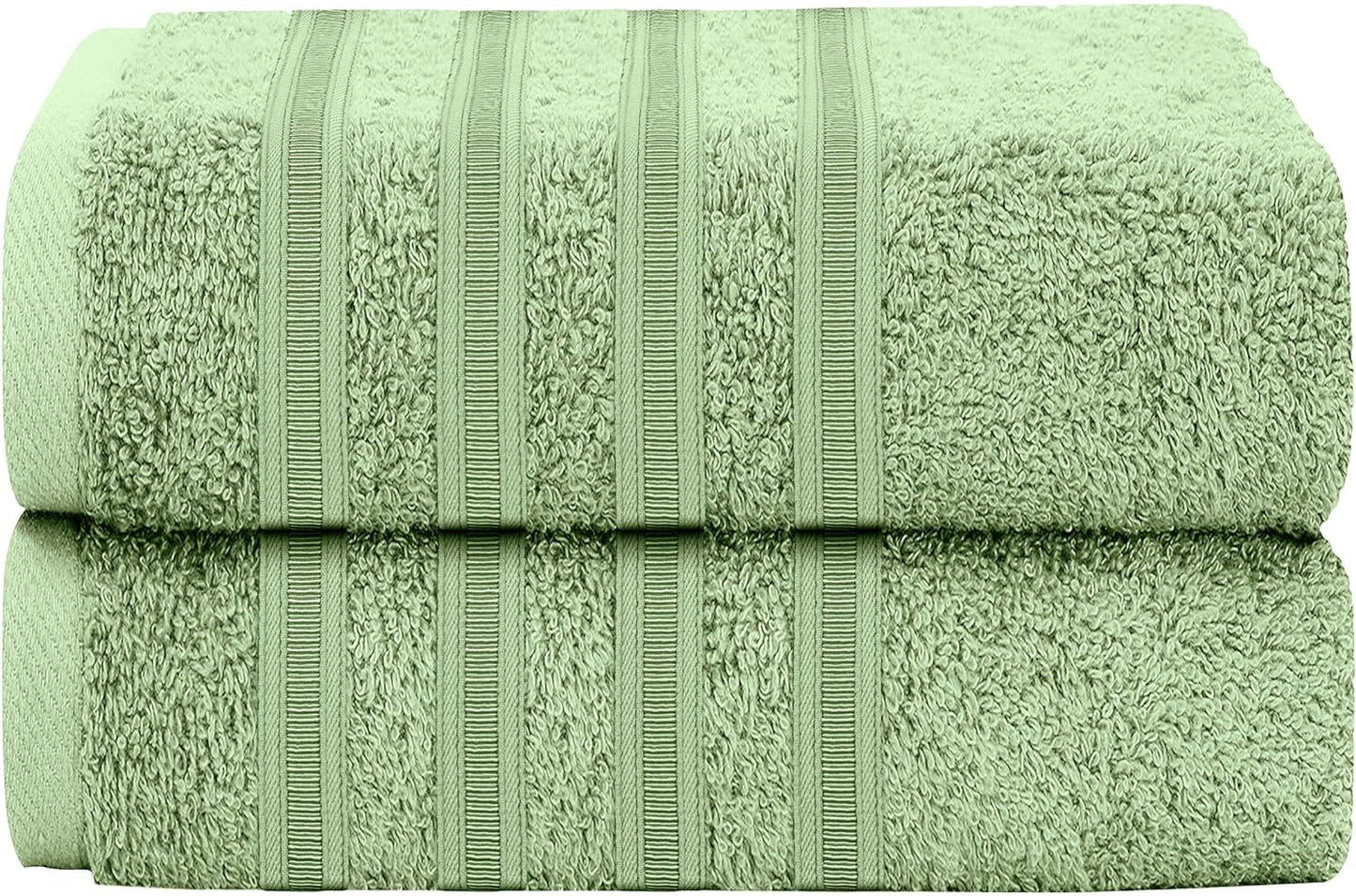 OLIVIA ROCCO Ritz Viscose Stripe Towels Super Soft Cotton Highly Absorbent Jumbo Bath Sheet Pack And Towel Bale Sets Available