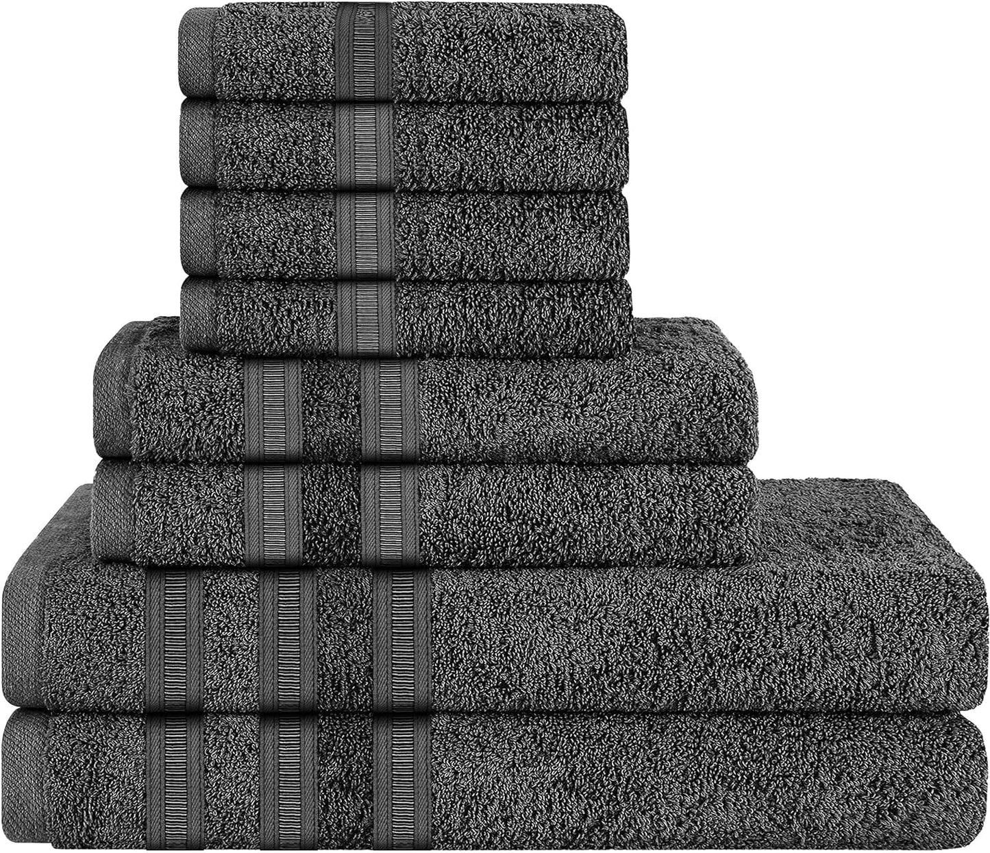 OLIVIA ROCCO Ritz Viscose Stripe Towels Super Soft Cotton Highly Absorbent Jumbo Bath Sheet Pack And Towel Bale Sets Available