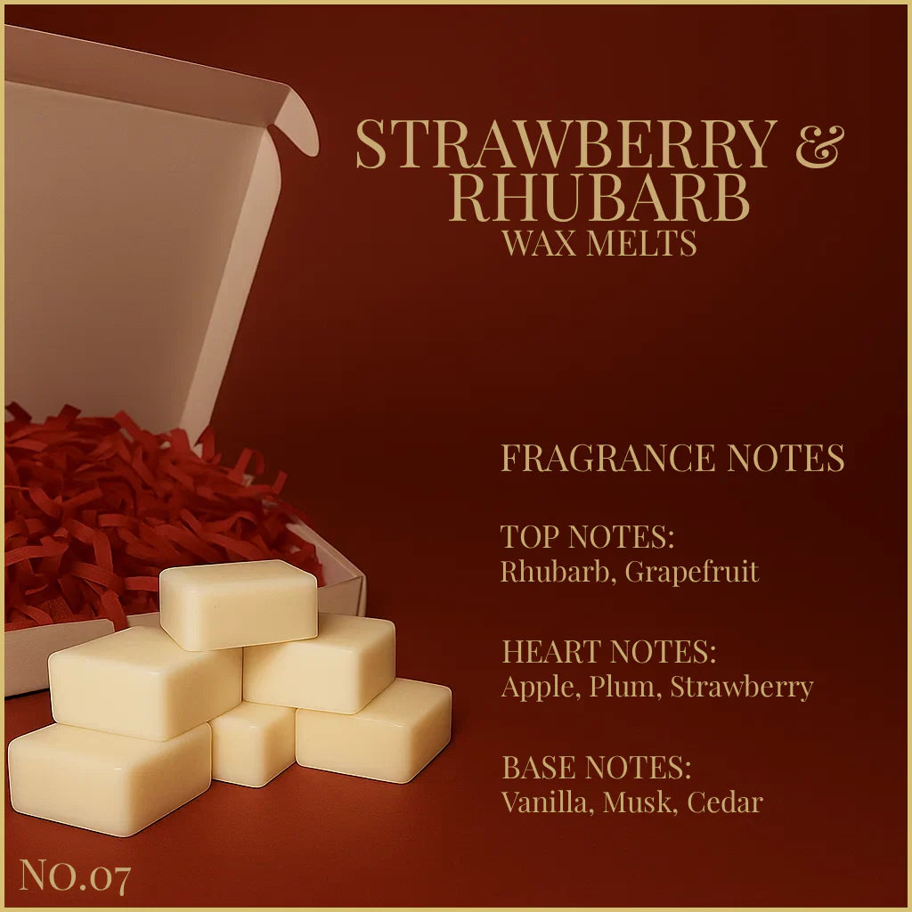 Strawberry & Rhubarb - Wax Melts 65g