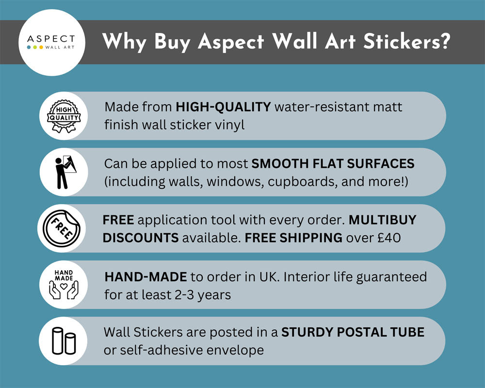 Fairy Wall Sticker Silhouette - Girls Bedroom Decor - Moon & Stars Decal